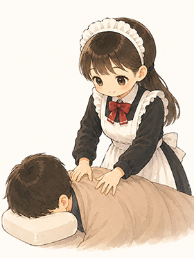 �߂���